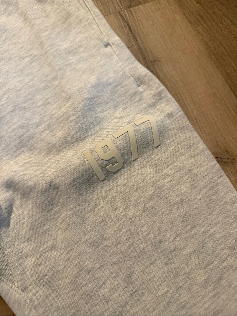 Essentials Light Gray Men's Sweatpants with Drawstring